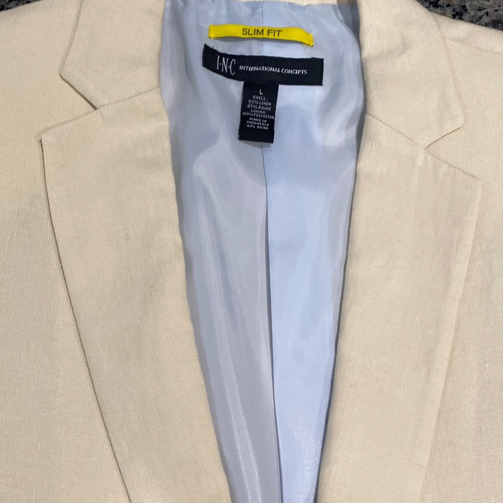 Mens Linen Suit